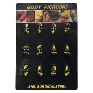 body piercing acero x 12 // Cod. 1115-4