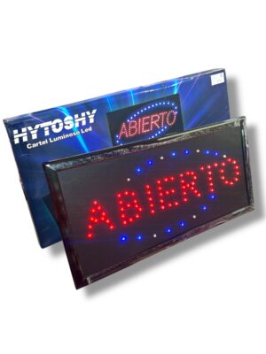 Cartel Luminoso Hytoshy "ABIERTO" // Cod. VS-01F