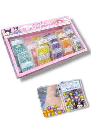 Set para armar pulseras de Sanrio x1 // Cod. 6912418381241