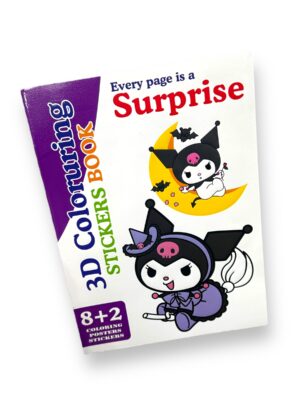 Librito para pintar de Kuromi con Stickers / Cod. 8532586584589