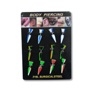 Body Piercing Acero Multicolor x12 // Cod. 1115-3