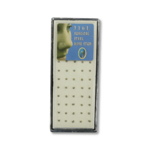 Piercing Nariz Recto Redondo x40 Surgical Steel Nose Studs // Cod. 1258-10