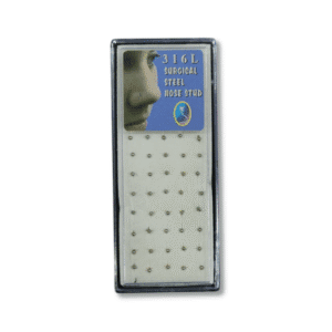 Piercing Nariz Curvo Bolita x40 Surgical Steel Nose Studs // Cod. 1258-9