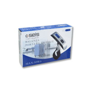 Balanza Portátil de Viaje 50KG SEIS // Cod. 240000000691