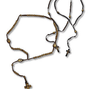 Rosario Madera C/Aplique // Cod. 283233033