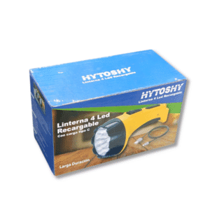 Linterna 4 LED Recargable Tipo C Hytoshy // Cod. 4 LED