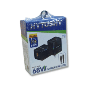 Carga Ultra Rápida Hytoshy Tipo-C 68W // Cod. 6920250627014