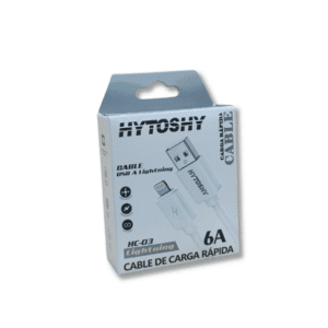 Cable Hytoshy Carga Rapida USB Lighting 6A // Cod. 6920254152833