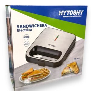 Sandwichera Electrica Hytoshy 750W fácil lavado // Cod. 6942246219041
