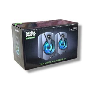Parlantes para PC con luz NOGA NG-503P // Cod. 7798137719751