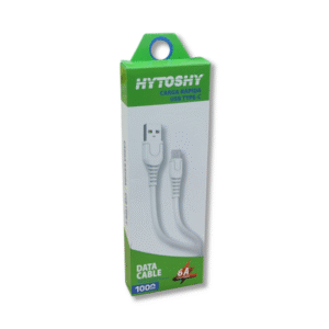 Cable USB Tipo C 1000mm Hytoshy Carga Rapida 6A // Cod. 7895451012053