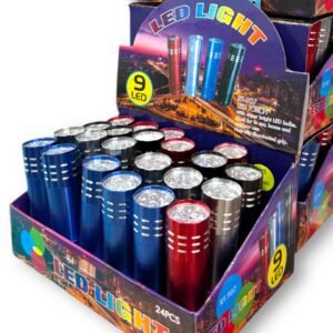 Linterna Aluminio 9 Led RT-907 // Cod. 9 LED