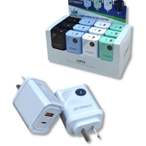 Cabezal USB+USB-C Cargador Ultra Rapido Hytoshy // Cod. HY-20W