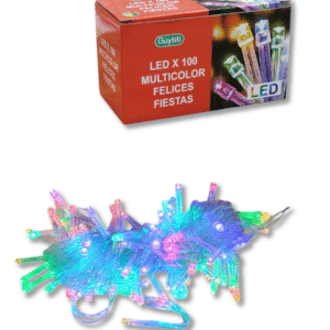 Luces de Navidad LED X100 Multicolor BuyTiti Guirnalda Decorativa // Cod. LED X 100