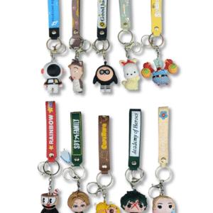 Llavero de Goma Varios Personajes // Cod. LLAV.PERS