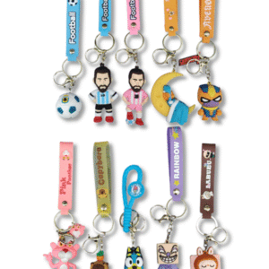 Llavero de Goma Varios Personajes // Cod. LLAV.PERS