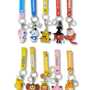 Llavero de Goma Varios Personajes // Cod. LLAV.PERS