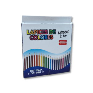 Lapices Largos x24 Colores // Cod. 7798159810016