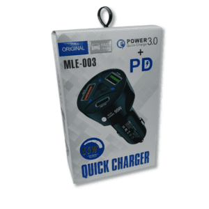 Cargador de Auto MLE-003 Carga Rápida 55W // Cod. 6970192216586