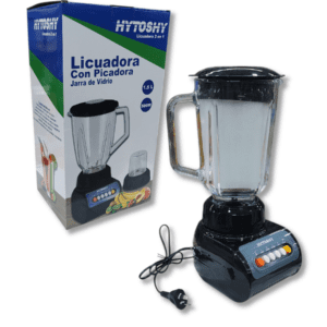 Licuadora con Picadora Hytoshy 1.5L 500W // Cod. HY-999G