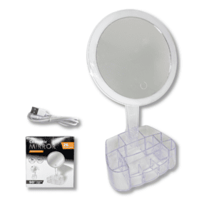 Espejo de Maquillaje con Luz LED 26 LED Giratorio 90° HH098 // Cod. 727373373158