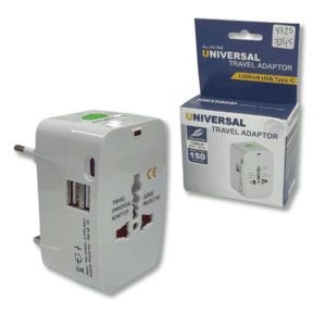 Adaptador Universal de Viaje All-in-One con USB y USB Tipo C // Cod. 83257245