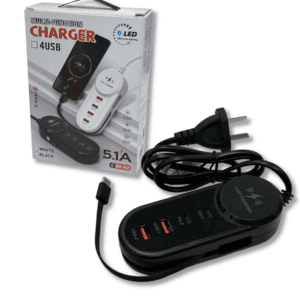 Cargador de Pared DF-62 4 USB + USB Tipo C 5.1A // Cod. DF-62