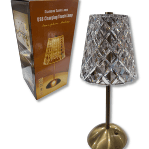 Velador Touch Lamp Diamond Cristal LED Táctil USB // Cod. 2400000058366