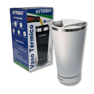 Vaso Térmico Hytoshy VAS-01 500 ml con Parlante Bluetooth // Cod. VAS-01