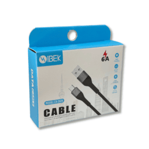 Cable IBEK USB a Type-C 6A CB-2605 de Carga Rápida // Cod. 7790839930151