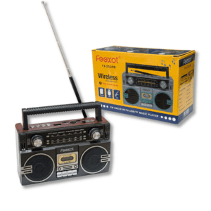 Radio Retro Bluetooth Feexot FX-2509B Portátil FM USB Recargable // Cod. 6912345625098