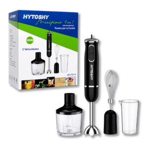 Minipimer Hytoshy 4 en 1 500W HT-1721-4 Licuadora de Mano // Cod. 6942242522596