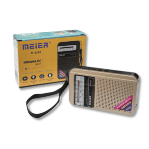 Radio Portátil de Bolsillo Meier M-9320 AM/FM/SW Recargable USB // Cod. 727373375268