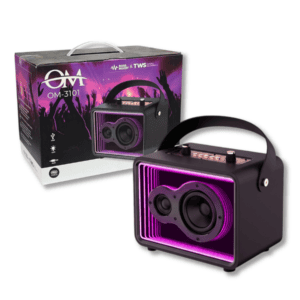 Parlante Bluetooth Portátil OM-3101 con Sonido Potente // Cod. OM-3101
